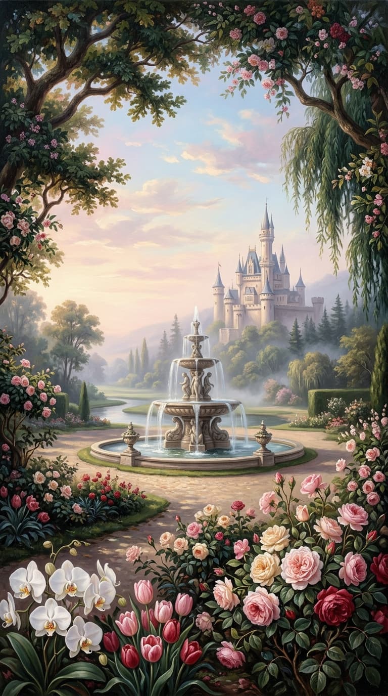 Enchanted Fairytale Garden Fountain